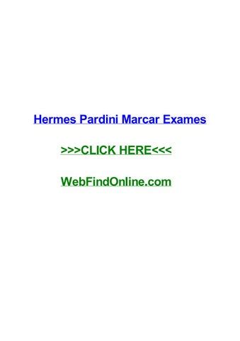 hermes pardini marcar exames.